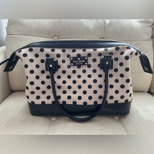 Kate Spade Polka Dot Canvas Satchel